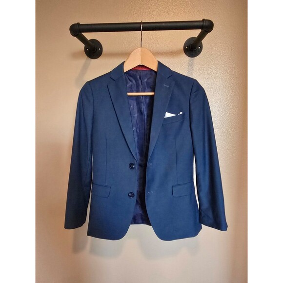 Happy Dolphin Blue Blazer / Suit Jacket Youth size 12 - Picture 1 of 9